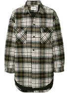 Monkey Time Check Shirt Jacket - Black
