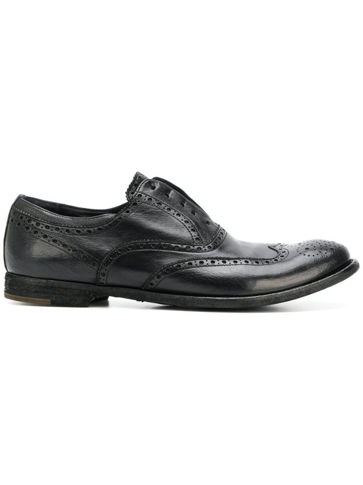 Officine Creative Ignis T Brogues - Black