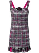 Chanel Pre-owned 2007's Checked Tweed Dress - Black