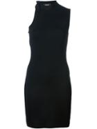 Dsquared2 Side Bow Fastening Dress, Women's, Size: M, Black, Viscose