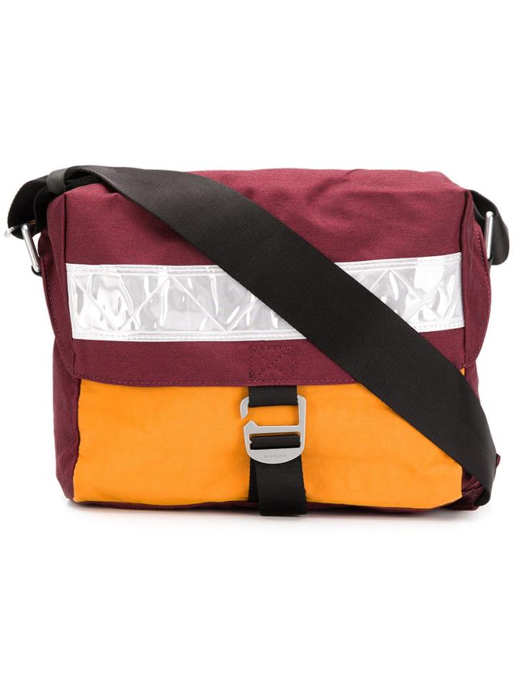 Acne Studios Colour Block Messenger Bag - Yellow