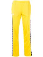 Kappa Logo Stripe Track Pants - Yellow