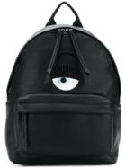 Chiara Ferragni Logo Backpack - Black