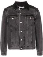 Givenchy Slim Fit Denim Jacket - Grey