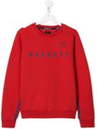 Hackett Kids Teen Aston Martin Sweater - Red