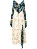 Christopher Kane Archive Floral Tie Dress - Nude & Neutrals