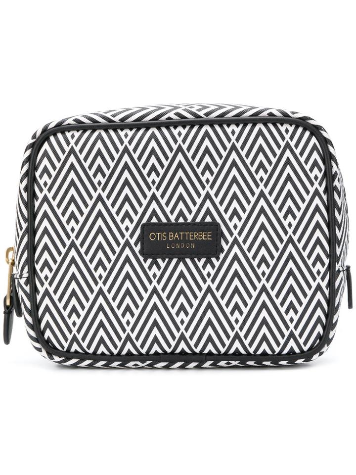 Otis Batterbee Heysham Printed Wash Bag - Black