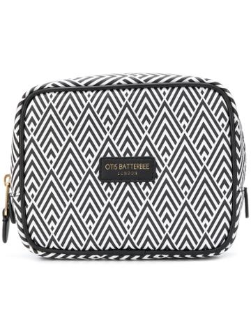 Otis Batterbee Heysham Printed Wash Bag - Black