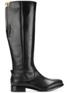 Fabi Knee High Boots - Black