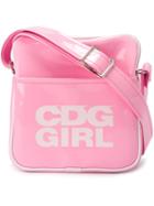 Comme Des Garçons Girl Logo Lacquer Shoulder Bag, Pink/purple, Pvc/rayon
