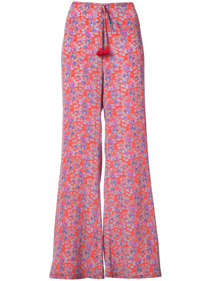 Figue Ipanema Flora Wide-legl Trousers - Red