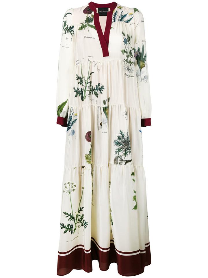 Erika Cavallini - Remy Maxi Dress - Women - Silk - 42, Ivory, Silk