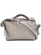 Tod's Studded Detail Cross Body Bag, Grey, Leather/suede/plastic