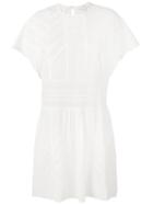 Iro - Embroidered Beach Dress - Women - Polyester/rayon - 36, White, Polyester/rayon