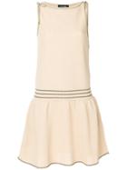 Chanel Vintage Tied Shoulders Knitted Dress - Nude & Neutrals