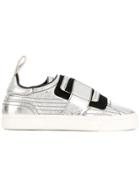 Paco Rabanne Strapped Sneakers - Grey