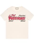 Gucci Oversize T-shirt With Movie Print - White