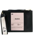 No21 Nuda Print Clutch Bag - Black