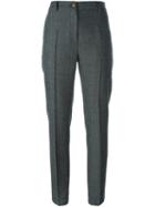 Vivienne Westwood Red Label Tailored Slim-fit Trousers, Women's, Size: 42, Grey, Cotton/virgin Wool