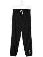 Diadora Junior Side Stripe Sweatpants - Black