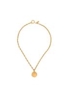 Chanel Vintage Logo Coin Necklace - Gold