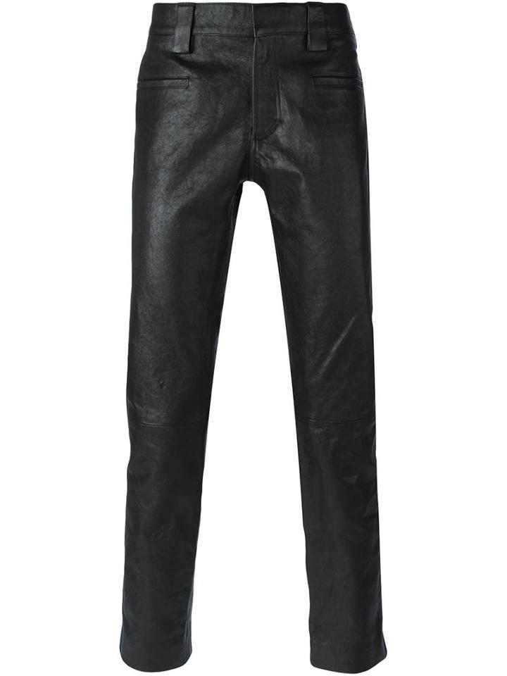 Haider Ackermann Stripe Applique Slim Trousers