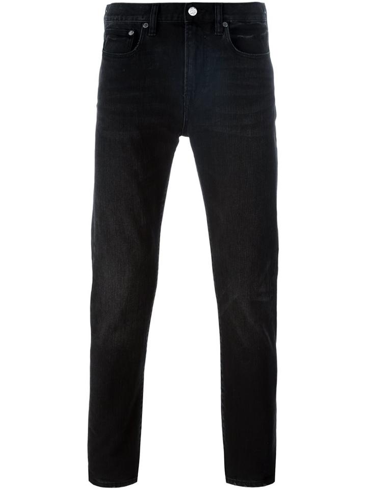 Ps By Paul Smith Slim Fit Jeans, Men's, Size: 30/32, Black, Cotton/polyurethane