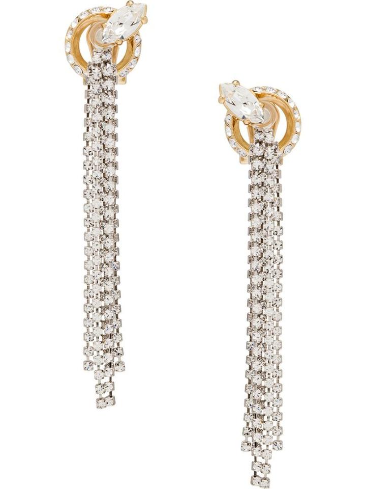 Miu Miu New Crystal Jewels Earrings - Silver
