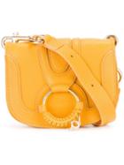 See By Chloé Small Hana Crossbody Bag, Women's, Yellow/orange, Goat Skin/cotton