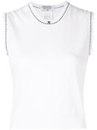 Chanel Vintage Stitch Detail Vest - White