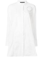 Fabiana Filippi Long Button Up Shirt - White