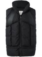 Moncler X Off-white Padded Sleeveless Gilet, Men's, Size: 1, Black, Polyamide/feather/goose Down