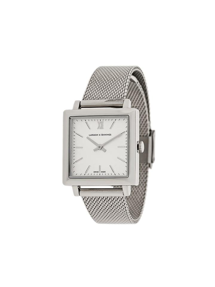 Larsson & Jennings Ljxii Norse Milanese 34mm Watch - Silver