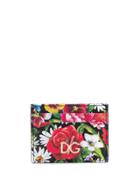 Dolce & Gabbana Floral Wallet - Black