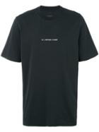 Oamc - 'clouded' Print T-shirt - Men - Cotton - M, Black, Cotton