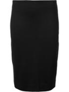 L'agence 'khamilla' Pencil Skirt, Women's, Size: Large, Black, Viscose/spandex/elastane