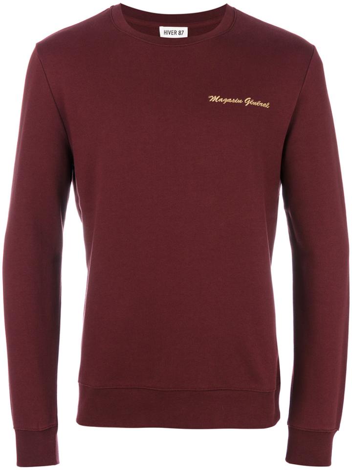 A.p.c. Logo Sweatshirt - Red
