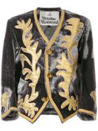 Vivienne Westwood Cropped Patterned Jacket - Grey