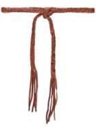 Forte Forte - Braided Belt - Women - Leather - One Size, Women's, Brown, Leather