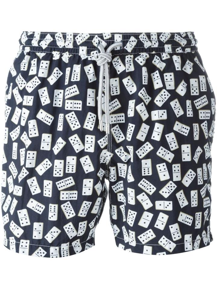 Capricode Domino Print Swim Shorts