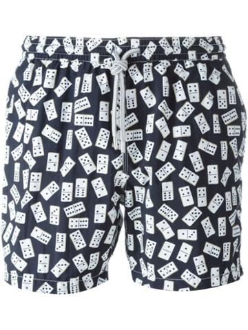 Capricode Domino Print Swim Shorts