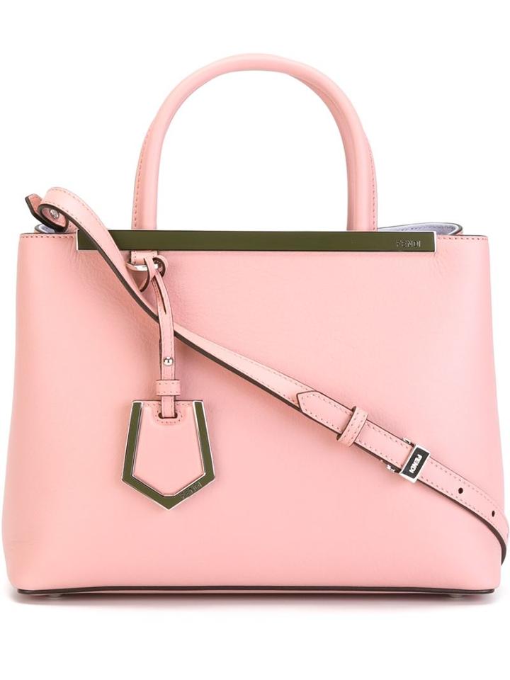 Fendi Small '2jours' Tote, Women's, Pink/purple