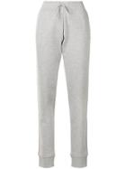 Paco Rabanne Logo Embroidered Track Trousers - Grey