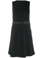 Red Valentino Studded Waist Dress - Black