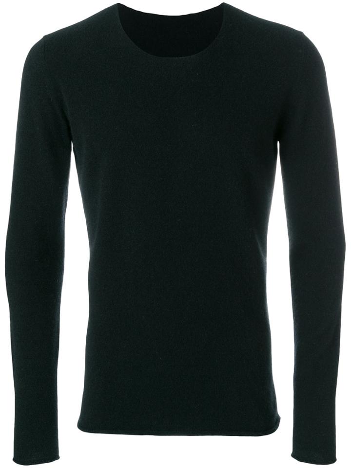 Label Under Construction Punched Jumper - Black