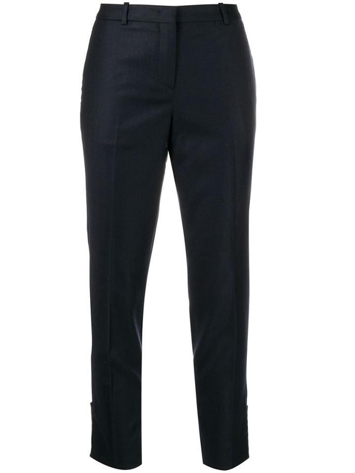 Fabiana Filippi Slim Fit Cropped Trousers - Blue
