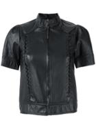 Andrea Bogosian Leather Top, Women's, Size: P, Black, Leather