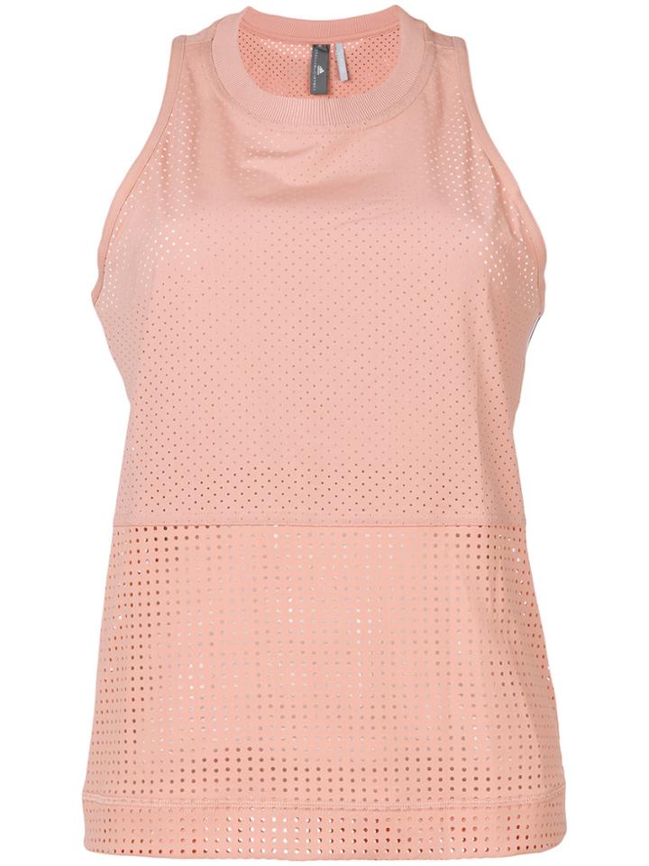 Adidas By Stella Mccartney Training Gathered Back Tank - Pink & Purple