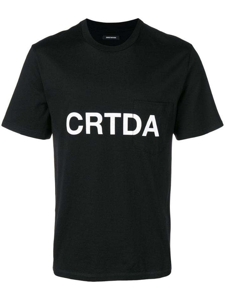 Christian Dada Printed T-shirt - Black