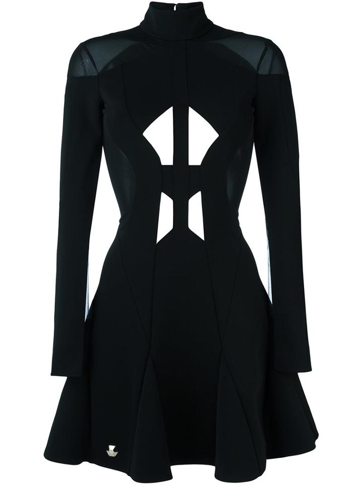 Philipp Plein Cut Out Mini Dress